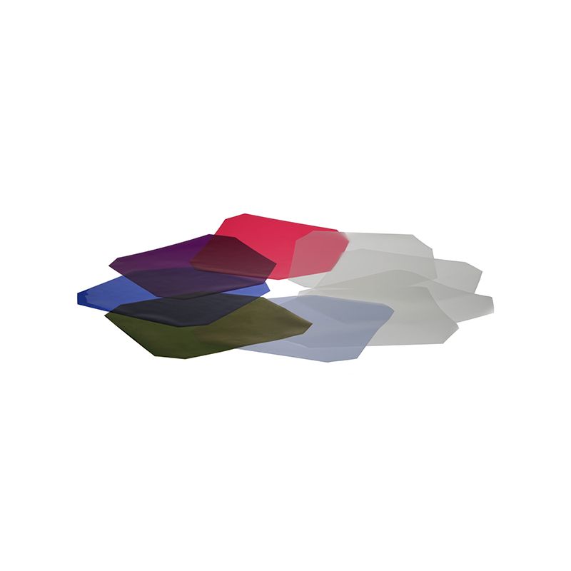 Set de gélatines pour coupe-flux 9 - 6 couleurs et 4 diffuseurs