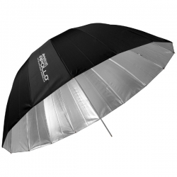 Parapluie Argenté Parabolique 135cm