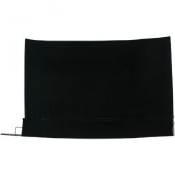 Drapeau 24 x 36 Toile Noire coupe flux  (60 x 91 cm) *DESTOCKAGE