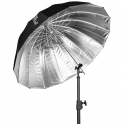 Parapluie parabolique Argent (110 cm)