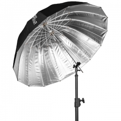 Parapluie parabolique Argent (110 cm)