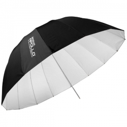 Parapluie parabolique Blanc (135 cm)