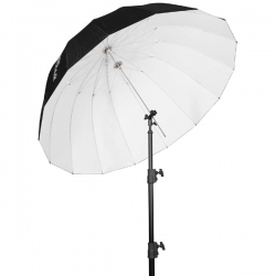 Parapluie parabolique Blanc (135 cm)