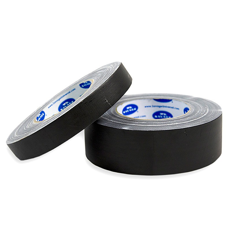 4 Rouleaux de Scotch Noir 50 m x 50 mm Duct Tape Noir Intérieur et  extérieur