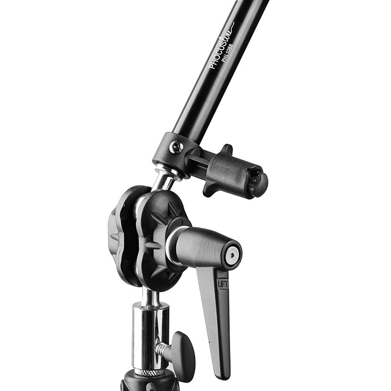 Fourche double de Support Reflecteur Poystyrène avec Rotule - Ref : F-30D