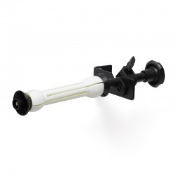 Mi-axe rotatif pour rouleau de fond