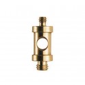 Adaptateur double mâle 1/4" et 3/8"