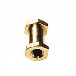 Adaptateur double femelle 1/4" et 3/8"