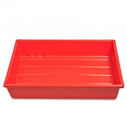 Cuvette de laboratoire 30 x 40 cm, rouge