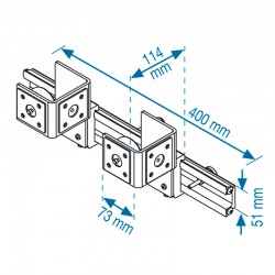 2CC Double Camera Arm
