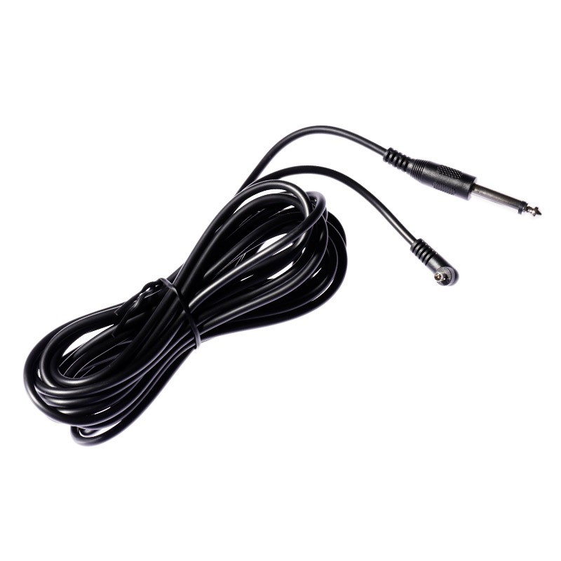 SC-635 Cordon synchro 5 m noir - PC/Jack 6.35 mm
