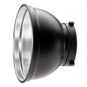 Réflecteur 55°/18 cm monture S + 4 grilles nid d'abeilles