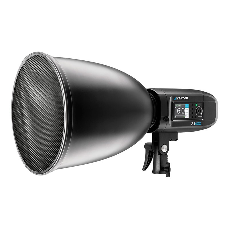 Soonpho Diffuseur Réflecteur Standard 17,8 Cm Avec Grille Nid D'Abeille 10°/30°/50° + Tissu Blanc