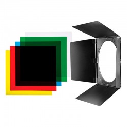 Coupe-flux 4 volets pour réflecteur 70°