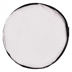 Fond pliant 2-en-1 Noir / Blanc 150x195cm