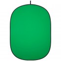 Fond pliant 2-en-1 Gris / Chromakey vert 150x195cm