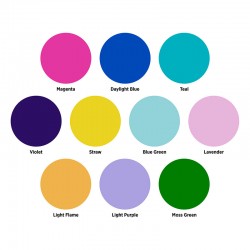 Pack 10 filtres CREATIVE COLORS pour spot optique