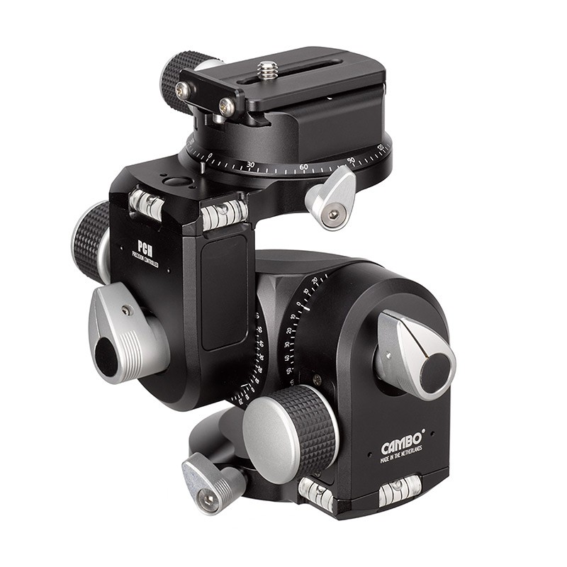 PCH Tête précision micrométrique 3 axes (plateau rapide 1/4 QR-7)
