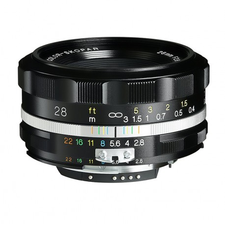 Color Skopar 28 mm/F2.8 SLII-S - BLACK - Asphérique - Nikon Ai-S Color Skopar 28 mm/F2.8 SLII-S - BLACK - Asphérique - Nikon Ai-S