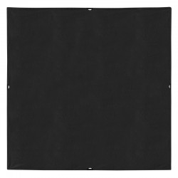 Scrim Jim Cine 8x8 - Toile Noir Mat Coupe Flux (244 x 244 cm)