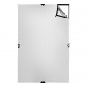 Scrim Jim Cine 4' x 6' - Réflecteur Argent/Blanc
