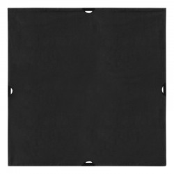 Scrim Jim Cine 4x4 - Toile Noir Mat Coupe Flux (120 x 120 cm)