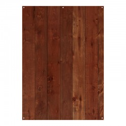 Fond X-Drop vinyle - Wood Plank Cherry