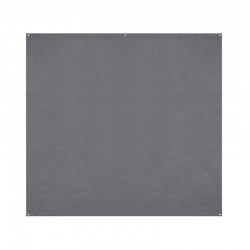 Fond stretch Gris neutre - 2,40 x 2,40 m (sans support)