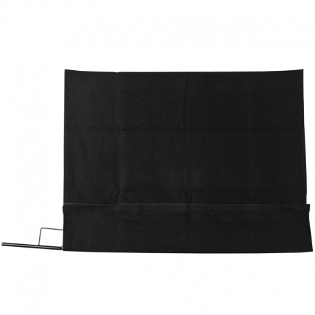 Drapeau 18x24 Toile Noire coupe flux (45 x 60 cm) Drapeau 18x24 Toile Noire coupe flux (45 x 60 cm)