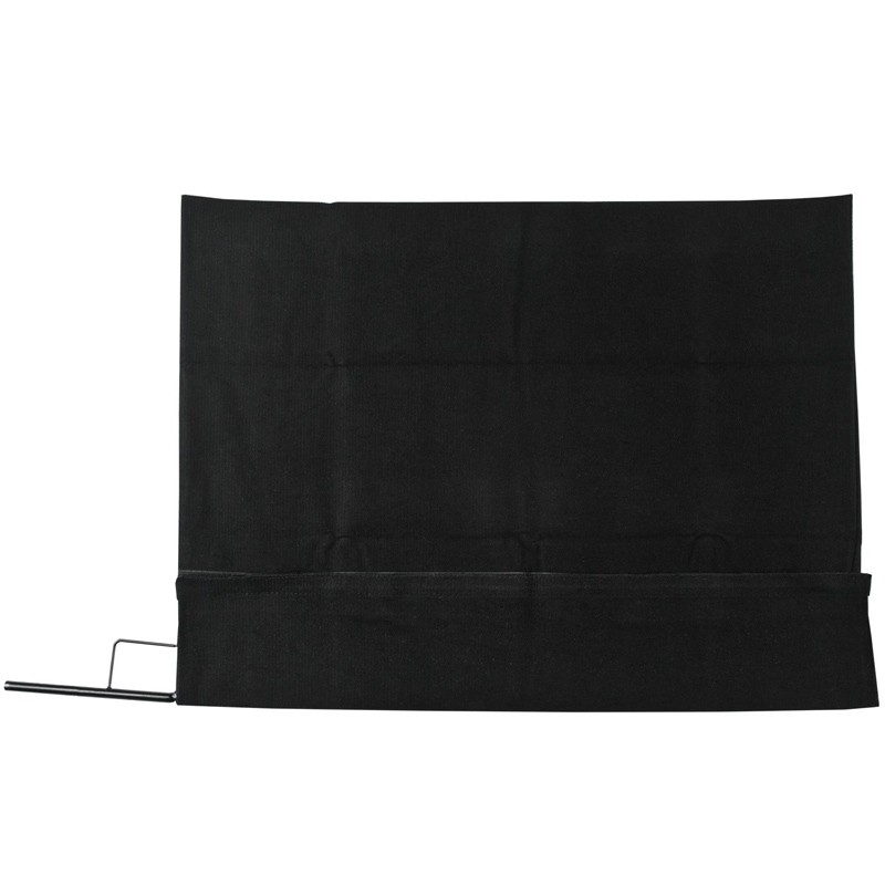 Drapeau 18x24 Toile Noire coupe flux (45 x 60 cm)