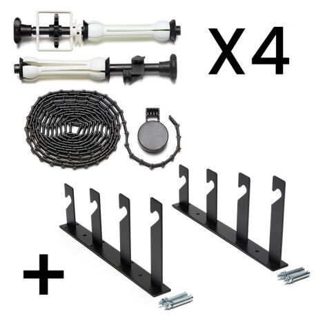 4 Mi-axe + Crochet X4 4 Mi-axe + Crochet X4