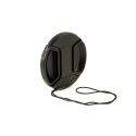 Lot de 2 Bouchons d'Objectif 55 mm, Bouchon de Remplacement pour Appareil Photo Objectif, Protecteur d'Objectif, Compatible Canon, Sony, Nikon