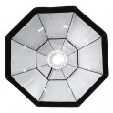 Boîte à lumière Octogonale 140 cm + Grille + Monture S