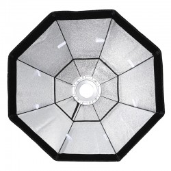 Boîte à lumière Octogonale 140 cm + Grille + Monture S