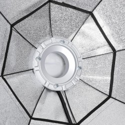 Boîte à lumière Octogonale 140 cm + Grille + Monture S