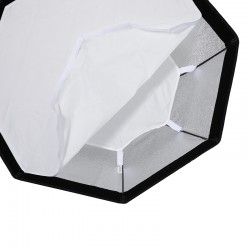 Boîte à lumière Octogonale 140 cm + Grille + Monture S