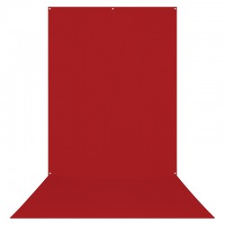 X-Drop Fond stretch cyclo Scarlet Red - 1.5 x 3.7m