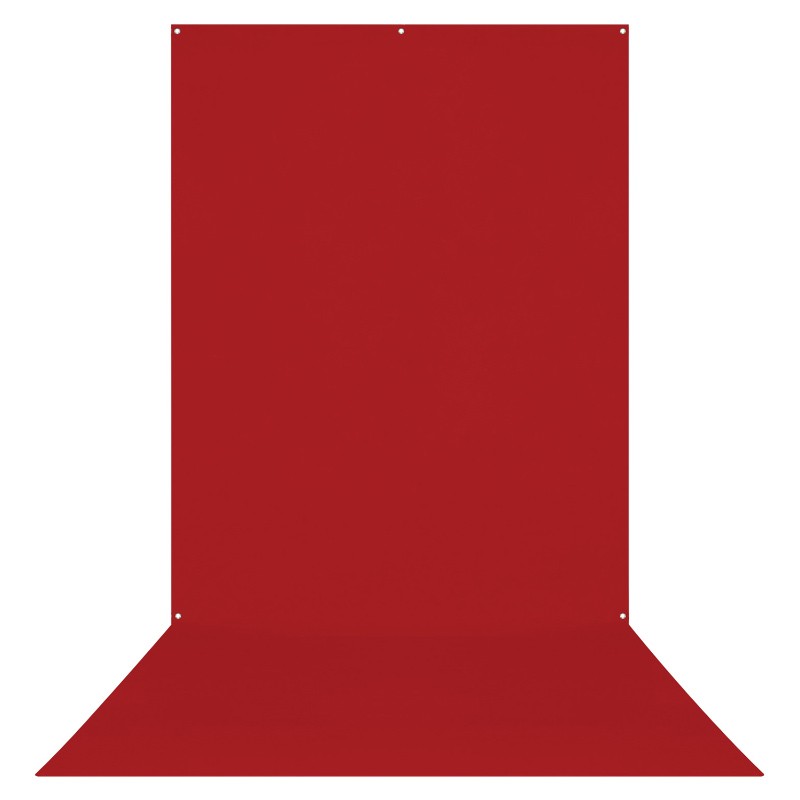 X-Drop Fond stretch cyclo Scarlet Red - 1.5 x 3.7m