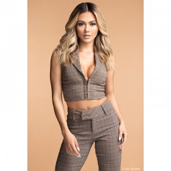 Fond stretch Brown Sugar - 2.70 x 3 m
