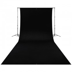 Fond stretch Noir intense - 2.70 x 6 m