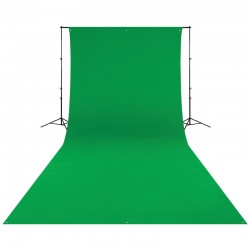 Fond stretch Chromakey Vert - 2.70 x 6 m