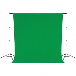 Fond stretch Chromakey Vert - 2.70 x 3 m