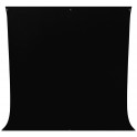 Fond stretch Noir intense - 2.70 x 3 m