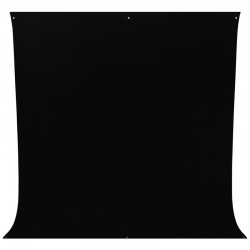 Fond stretch Noir intense - 2.70 x 3 m