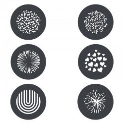 GP-GS2 Gobo set 2 - 6 pièces MG1200BI