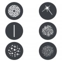 GP-GS3 Gobo set 3 - 6 pièces MG1200BI