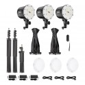 U60-B Kit 3 Torche 60W Led Bi-Color + Softbox