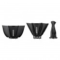 U60-B Kit 3 Torche 60W Led Bi-Color + Softbox