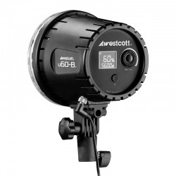 U60-B Kit 3 Torche 60W Led Bi-Color + Softbox
