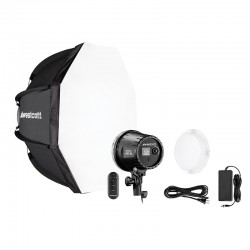 U60-B Kit 1 Torche 60W Led Bi-Color + Softbox